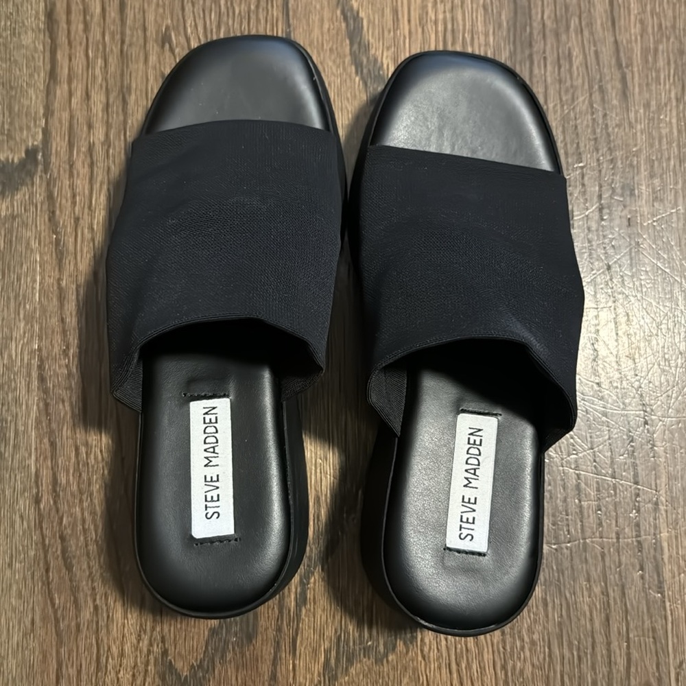 Steve Madden Slinky 30 Platform Slide Sandal Size 7 LIKE NEW